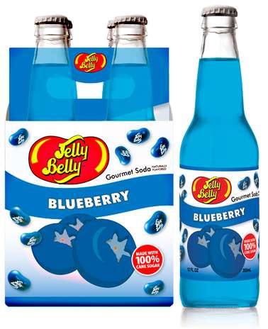 Jelly Belly Blueberry: fabricada na Califórnia, a bebida vem com sabor exótico de mirtilo Foto: Divulgação