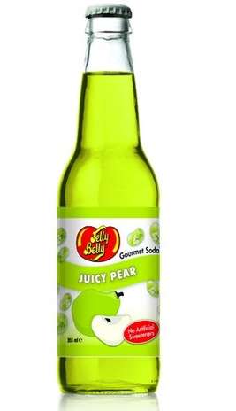 Jelly Belly Pear: bebida fabricada nos Estados Unidos com sabor de pera Foto: Divulgação