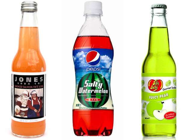 Melancia com sal, pepino gelado, iogurte e até patê de salmão. Acostumados com os tradicionais refrigerantes de guaraná e cola, fica difícil imaginar que esses sabores são vendidos em outros lugares do mundo. Confira na galeria 40 refrigerantes com gostos bem diferentes Foto: Divulgação