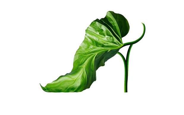 Calçados de folhagem, do livro Shoe Fleur, do fotógrafo Michel Tcherevkoff, serão destaques na primeira Shoe Week Foto: Divulgação