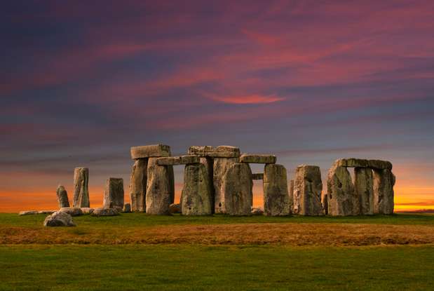 7. Um dos locais mais antigos do Grã-Bretanha, o Stonehenge, foi apontado por 77% dos pesquisados Foto: Getty Images
