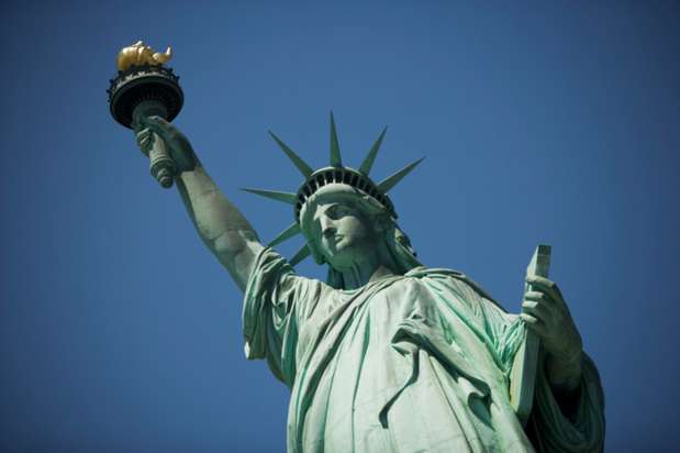 3. A Estátua da Liberdade foi reconhecida por 96% dos entrevistados Foto: Getty Images