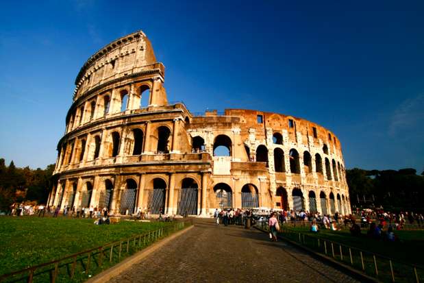 9. O Coliseu de Roma foi reconhecido por 69% dos entrevistados Foto: Getty Images