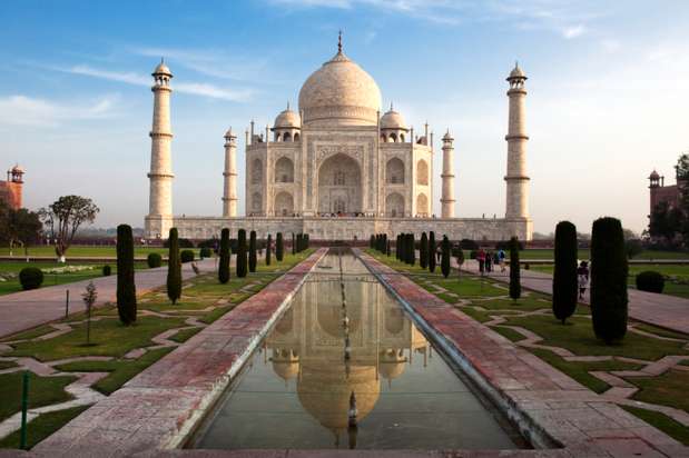 6. O sexto monumento que mais foi reconhecido foi o Taj Maham, na Índia Foto: Getty Images