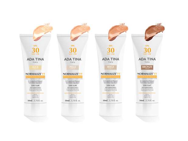 Lançamento conta com quatro tonalidades de base corretiva para deixar a tonalidade da pele homogenia Foto: Divulgação