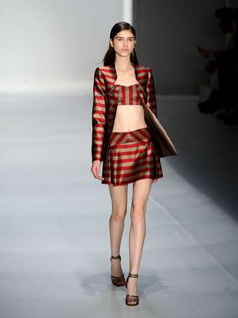 Desfile de Vitorino Campos no SPFW Foto: Bruno Santos/Terra