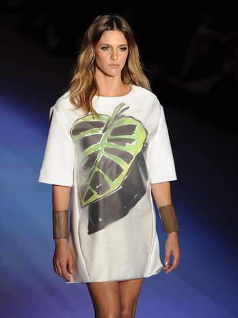 Fernanda Lima, modelo e apresentadora, foi o destaque da Forum, última grife desta quarta-feira Foto: Bruno Santos/Terra