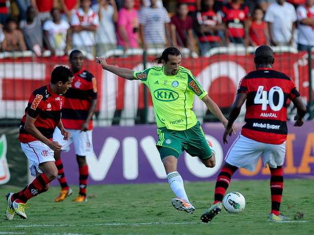 Atacante teve atuação apagada contra o Flamengo, mas foi o maior nome do Palmeiras na temporada Foto: Mauro Pimentel / Terra
