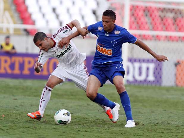 Fluminense e Cruzeiro se enfrentam no Engenhão Foto: Ricardo Ayres / Photocamera / Divulgação