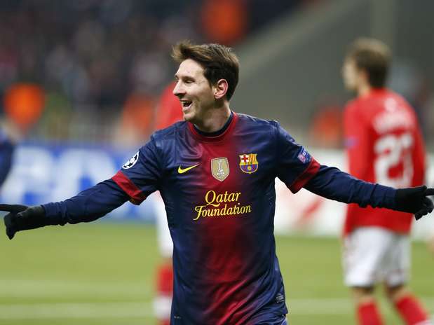 Com dois gols de Lionel Messi, o Barcelona derrotou nesta terça-feira o Spartak de Moscou, da Rússia, por 3 a 0 Foto: Reuters