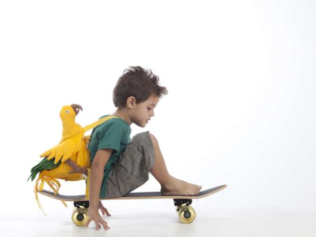 Camiseta infantil de malha ecológica feita com 50% de poliéster reciclado de PET e 50% de algodão Foto: Divulgação