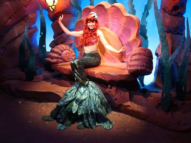 Atração da sereia Ariel Foto: Ana Carolina Moura / Terra