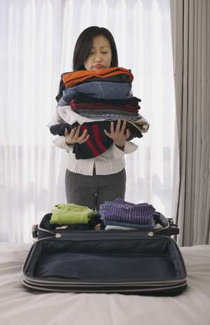 A maioria das mulheres afirmou que 15 ou 20 quilos de bagagem costumam não ser suficientes Foto: Getty Images