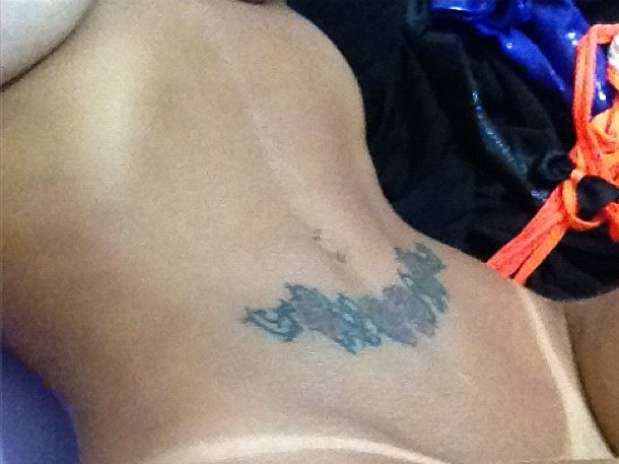 Segunda colocada no Miss Bumbum, Andressa disse que estava reforçando a marquinha Foto: Reprodução