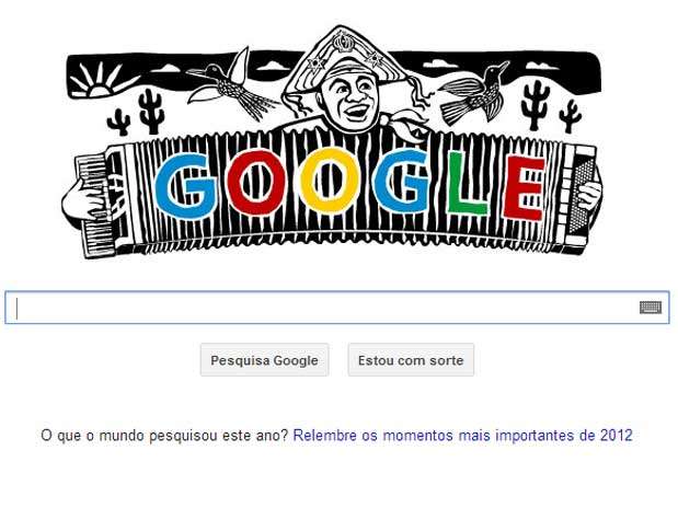 Luiz Gonzaga, o Rei do Baião, é lembrado pelo Google por seu centenário Foto: Reprodução Luiz Gonzaga, o Rei do Baião, é lembrado pelo Google por seu centenário Foto: Reprodução