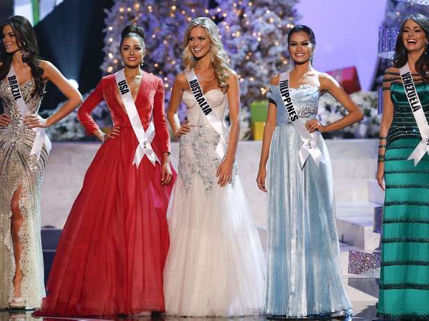 Gabriela Markus, do Brasil, foi a quinta colocada e disputou a final com as Misses Estados Unidos, Austrália, Filipinas e Venezuela Foto: Divulgação