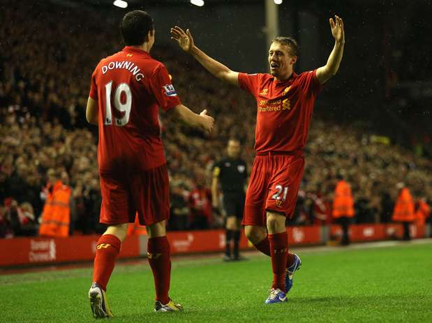 Liverpool subiu quatro posições na tabela com vitória sobre o Fulham Foto: Getty Images