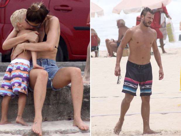 Fernanda Lima e Rodrigo Hilbert curtiram este domingo (23) na praia com os filhos Foto: J. Humberto / AgNews Fernanda Lima e Rodrigo Hilbert curtiram este domingo (23) na praia com os filhos Foto: J. Humberto / AgNews