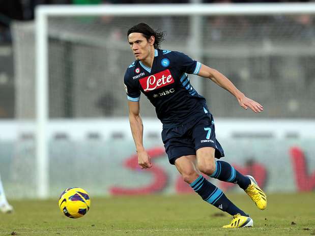 Cavani "encarna a alma do Napoli", disse o presidente do clube italiano Foto: Getty Images Cavani "encarna a alma do Napoli", disse o presidente do clube italiano Foto: Getty Images