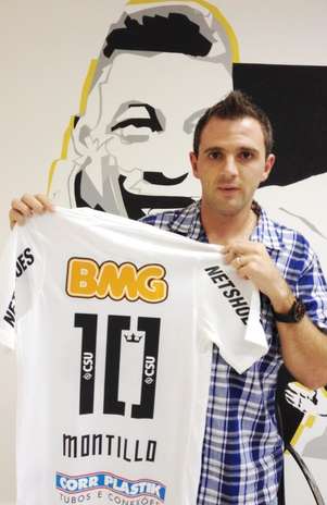 Montillo é o principal reforço do Santos para 2013 Foto: Fábio Maradei/ Santos FC / Divulgação Montillo é o principal reforço do Santos para 2013 Foto: Fábio Maradei/ Santos FC / Divulgação