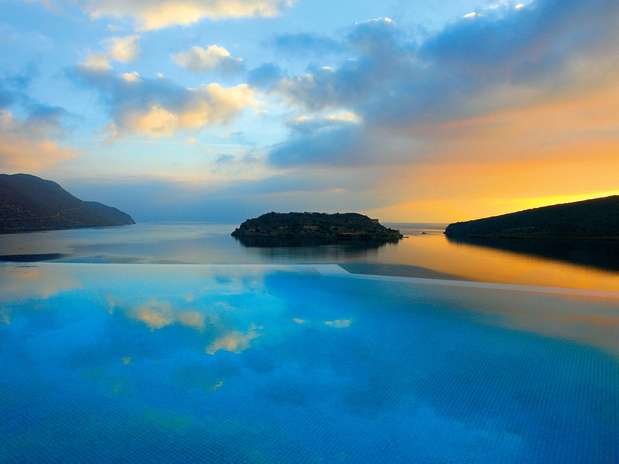 Blue Palace Resort & Spa, na Grécia, está entre os mais bonitos Foto: Divulgação