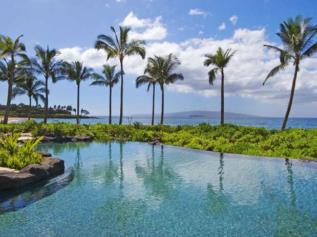 Wailea Beach Villas, Maui, Havaí: propriedade num lindo trecho do litoral de Maui, no Havaí, o resort Wailea Beach Villas tem acesso ao principal shopping de luxo da ilha, o The Shops at Wailea. Mas o verdadeiro charme do resort encontra-se nas suas belas vistas sobre o Pacífico, obtidas em suas vilas e suítes Foto: Divulgação