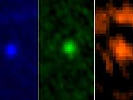 O asteroide é visto durante sua aproximação da Terra Foto: Divulgação