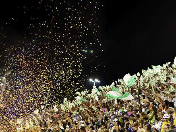 Torcida da Mocidade Independente de Padre Miguel na Marquês de Sapucaí, em 2012 Foto: Getty Images Torcida da Mocidade Independente de Padre Miguel na Marquês de Sapucaí, em 2012 Foto: Getty Images