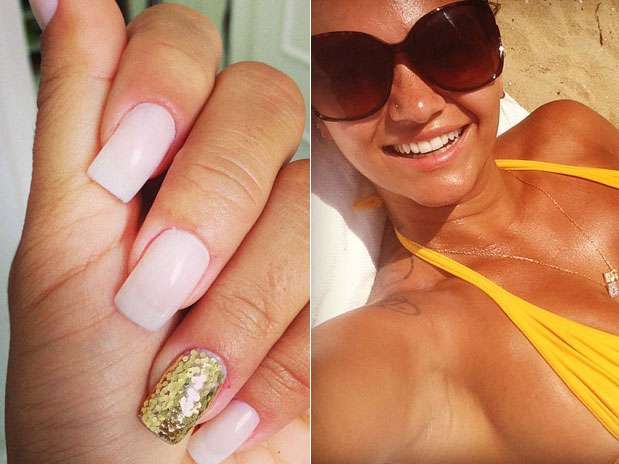 Kelly Key encarou a tendência \"filha única\" com aplicação dourada Foto: Instagram / Divulgação