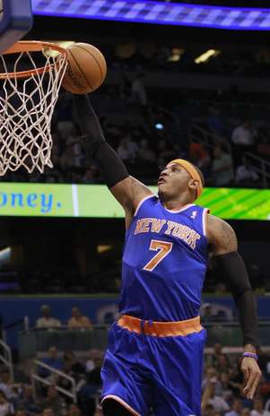 O New York Knicks venceu o Orlando Magic fora de casa nesta terça-feira e segue sem derrotas nas cinco partidas que disputou até aqui na temporada 2012/2013 da NBA Foto: AP