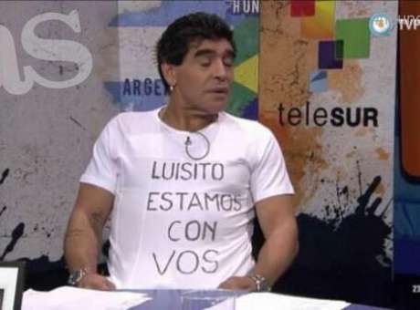 OFF: Maradona acusa Fifa de máfia e questiona: “quem Luis matou?”