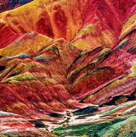 Montanhas na China parecem tingidas à mão; confira