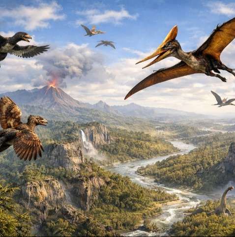 Aves pré-históricas impressionavam pelo tamanho e pela força