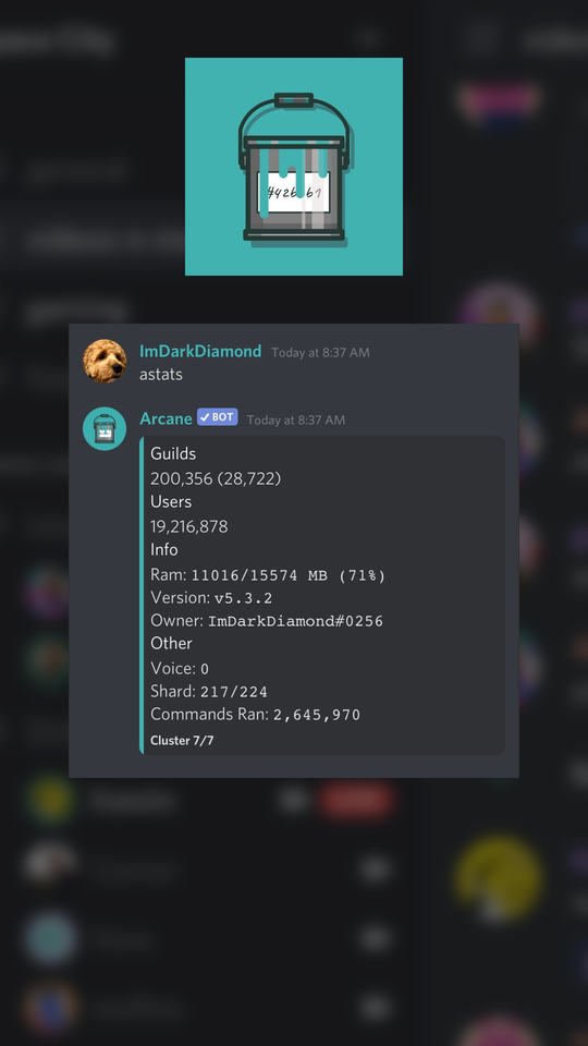 How to add Arcane bot on Discord