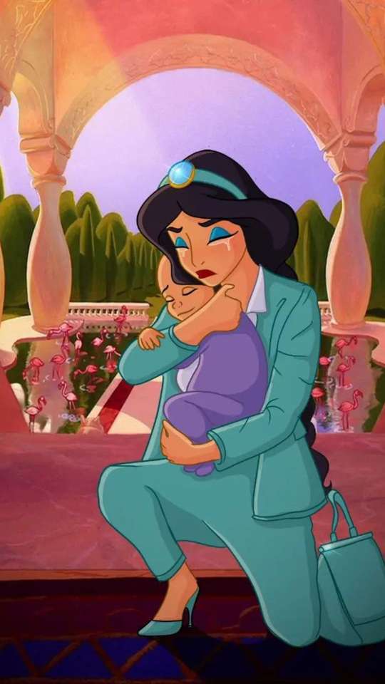 Artista coloca princesas da Disney com estrias e em lágrimas no pós-parto