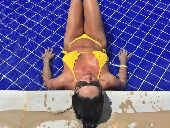 'Gosto de usar biquínis menores, de preferência o modelo fio-dental', contou Graciele Lacerda Foto: Divulgação, Instagram / Graciele Lacerda / PurePeople