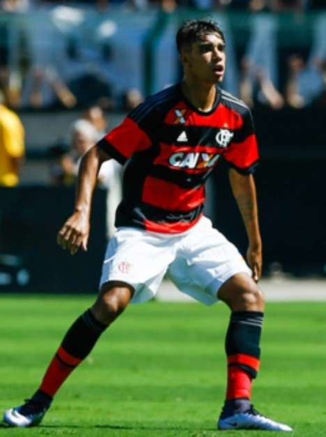 Lucas Paquetá foi um dos destaques do Fla na Copinha e tem moral até com Diego Foto: Marcello Zambrana / LANCE!
